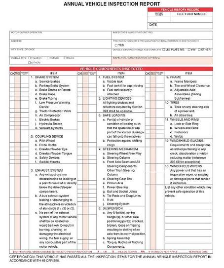 annual-vehicle-inspection-report-each