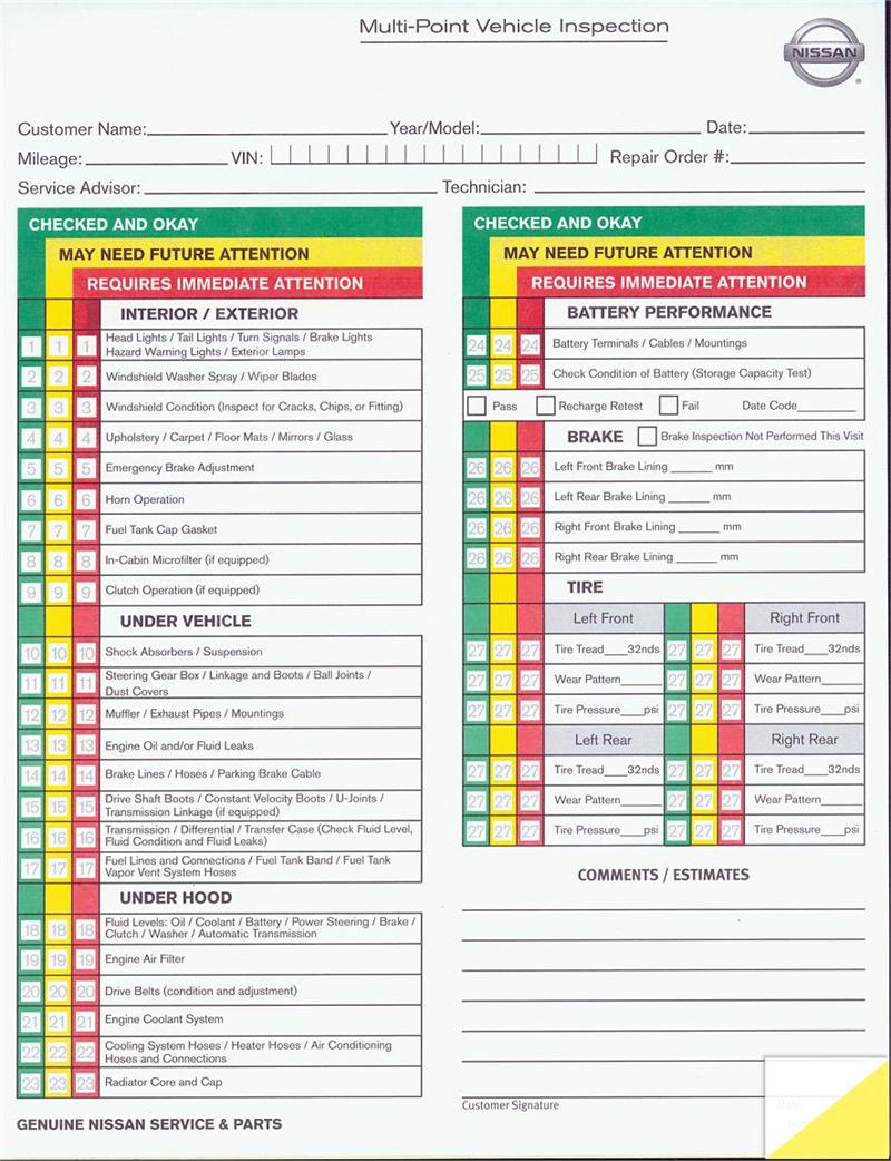 nissan-inspection-sheet