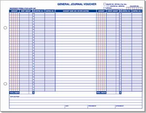 General Journal Voucher.