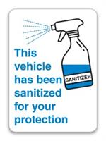 500 pcs Sanitized Stickers 2 inch Sanitized for Your Protection Labels Sanitized for Your Safety Stickers